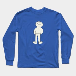 Smiling ghost man Long Sleeve T-Shirt